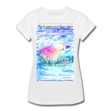 Cargar imagen en el visor de la galería, Camiseta de mujer modelo CLAUDIA "Hoy te espero en mi lugar mágico"