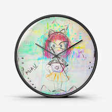 Cargar imagen en el visor de la galería, Reloj de pared "Miau"