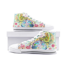 Cargar imagen en el visor de la galería, Unisex High Top Canvas Shoes