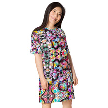 Cargar imagen en el visor de la galería, Vestido camiseta "Corazones"