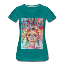 Cargar imagen en el visor de la galería, Camiseta ajustada de mujer modelo LEIA Free Spirit n.1 (ÚLTIMAS UNIDADES)