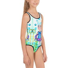 Cargar imagen en el visor de la galería, Bañador de niña de 2 a 7 años "Mini Bubbles"