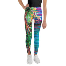 Cargar imagen en el visor de la galería, Leggings júnior "Luces en la bahía"