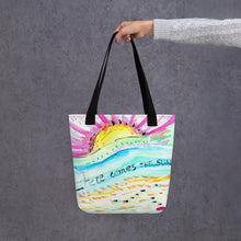 Cargar imagen en el visor de la galería, Bolso Shopper "Here comes the sun"