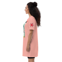 Cargar imagen en el visor de la galería, Vestido camiseta "Entre estrellas"