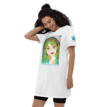 Cargar imagen en el visor de la galería, Vestido camiseta "Penélope"