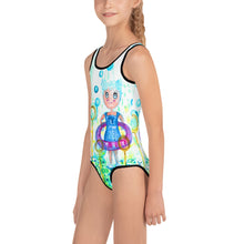 Cargar imagen en el visor de la galería, Bañador de niña de 2 a 7 años "Mini Bubbles"