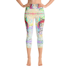 Cargar imagen en el visor de la galería, Leggings capri de yoga "Miau"