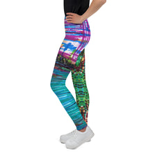 Cargar imagen en el visor de la galería, Leggings júnior "Luces en la bahía"