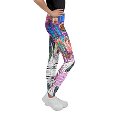 Cargar imagen en el visor de la galería, Leggings junior "Bailando con flores"