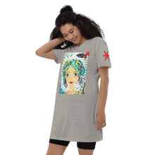 Cargar imagen en el visor de la galería, Vestido camiseta "Entre estrellas"