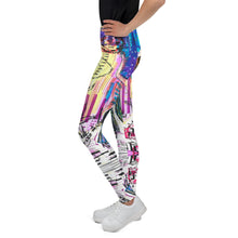Cargar imagen en el visor de la galería, Leggings junior "Bailando con flores"