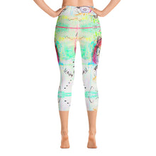 Cargar imagen en el visor de la galería, Leggings capri de yoga "Miau"