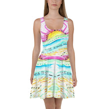 Cargar imagen en el visor de la galería, Vestido skater "Here comes the sun"