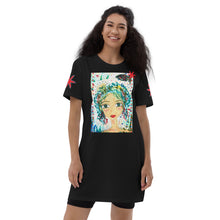 Cargar imagen en el visor de la galería, Vestido camiseta "Entre estrellas"