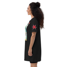 Cargar imagen en el visor de la galería, Vestido camiseta "Entre estrellas"