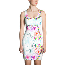 Cargar imagen en el visor de la galería, Vestido ajustado "Flores hippies"