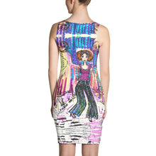 Cargar imagen en el visor de la galería, Vestido ajustado "Bailando con flores"