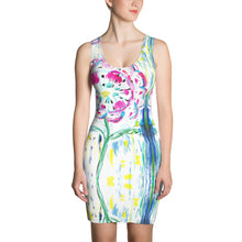 Cargar imagen en el visor de la galería, Vestido ajustado "Flores raras"