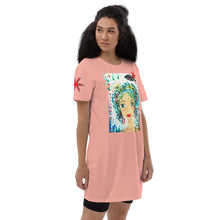 Cargar imagen en el visor de la galería, Vestido camiseta "Entre estrellas"