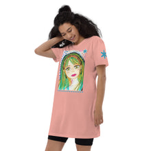 Cargar imagen en el visor de la galería, Vestido camiseta "Penélope"