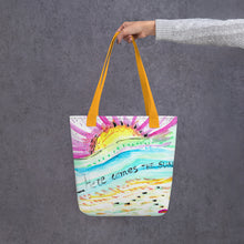 Cargar imagen en el visor de la galería, Bolso Shopper "Here comes the sun"