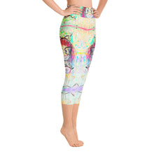 Cargar imagen en el visor de la galería, Leggings capri de yoga "Miau"