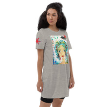 Cargar imagen en el visor de la galería, Vestido camiseta "Entre estrellas"