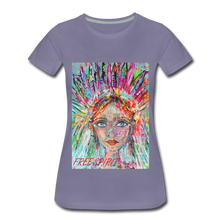 Cargar imagen en el visor de la galería, Camiseta ajustada de mujer modelo LEIA  Free Spirit n.3 (ÚLTIMAS UNIDADES)
